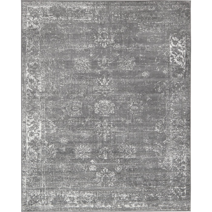 Mistana™ Brandt Performance Dark Gray Rug & Reviews Wayfair